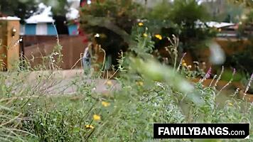 Nymphomaniac MILF desperate to fuck teen stepdaughter Kenzie Reeves