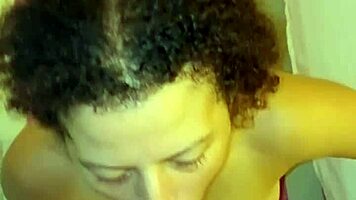 Young teen amateur demands cumshot on her face during intense blowjob!