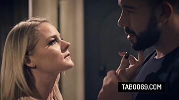 Sexy blonde Lisey Sweet drilled hard from behind by married man