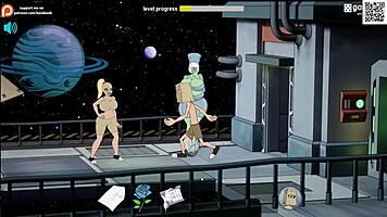 Complete Gameplay Fuckerman Deep Space Threesome