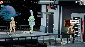 Complete Gameplay Fuckerman Deep Space Threesome