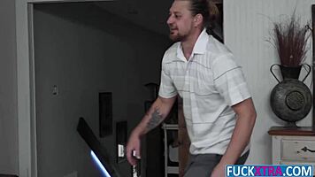 Petite Remi Jones rides in quick fucking game