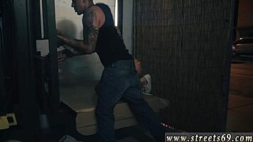 fem dom left bound at house party for rough outdoor bondage sex