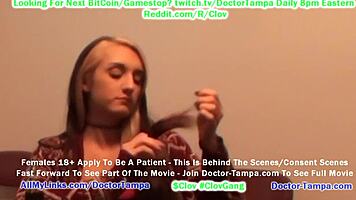 Asian patient strips for doctor in Tampa hospital