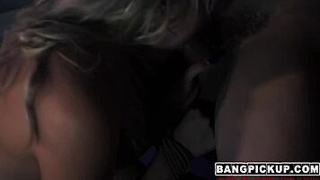 teen valerie white gets fucked hard on the street with blowjob and rough ass play