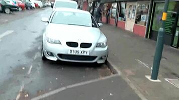 Naughty Brunette Babe Leyla Outdoors