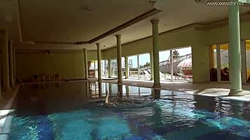 i can't believe how hot irina aka stephanie moon is as a russian brunette teen pornstar in public underwater scenes