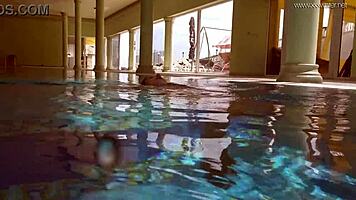 i can't believe how hot irina aka stephanie moon is as a russian brunette teen pornstar in public underwater scenes