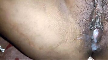 I saw this desi indian teen with big shaved tits getting her pussy licked and anal, wow!