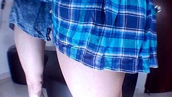 Busty Petite Teen with Cute Body Gets Fingered to Orgasm, Wet Pussy Ready