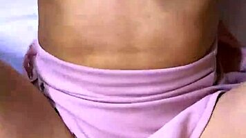 Tight petite teen orgasms intensely while cheating with indian latina mother-in-law