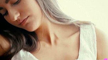 Cute Russian Model Cira Nerri Strips Sexy Lingerie for Big Ass.