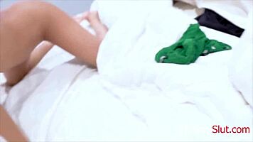 teen rides daddy's big cock in taboo hardcore session with her american ass