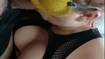 after school, i give my friend a blowjob, and he takes advantage by deepthroating me hard