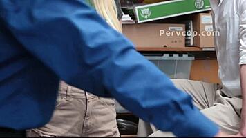 joseline kelly caught stealing, banged in front of stepdad by pervcop