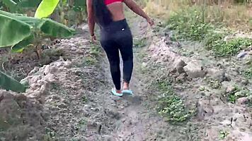 Peasant girl picks flowers, gets fucked in forest by caretaker. 🌸🍆