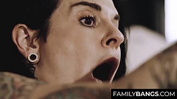 Rebel Stepmom Lures Nerd Stepdaughter Elsa Jean with Joanna Angel's Seduction