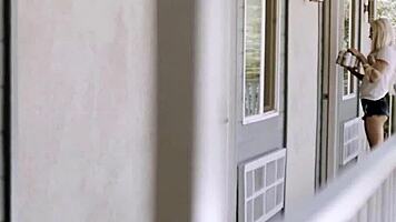 Rebel Stepmom Lures Nerd Stepdaughter Elsa Jean with Joanna Angel's Seduction