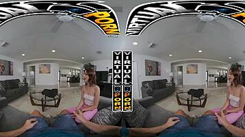 Metal Mouth Teen Laya Rae Fucked Hard VR