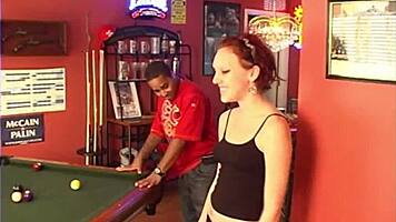 my step sister is pool hall slut outdoors