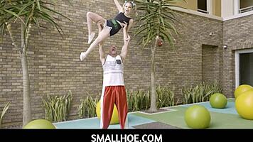 tiny blonde teen fucked by coach for team spot - coco lovelock 😏