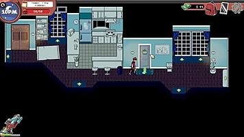 In this spooky hentai game, a curvy anime girl in furry suit gives the best titjob to a monster cock.