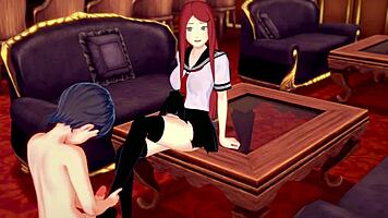 Hey, check out Kushina riding in that Naruto hentai scene! 😍