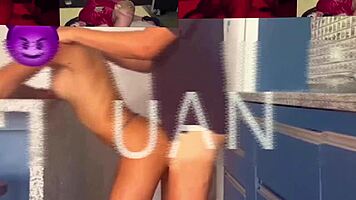 In São Paulo, skinny young girl deepthroats at swing party