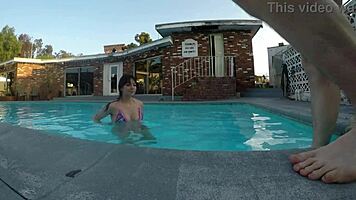 Cute Brunette Coed Chaydin Masturbates Wet Pussy with Big Dildo