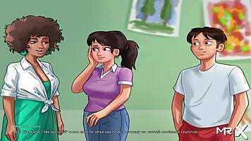 summertimesaga - wet shower lessons with teen hentai creampie delayed after e2