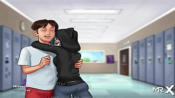 summertimesaga - wet shower lessons with teen hentai creampie delayed after e2