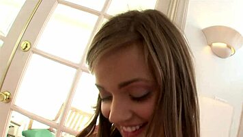 Ashlynn Leigh's Huge Cock Deepthroat Facial