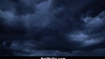 Big stepbrother takes care of his little 18+ stepsis, protects her and fills all her holes.