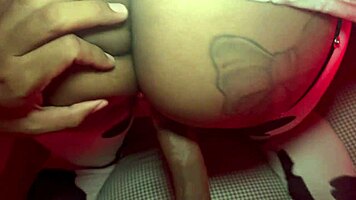 Stepmother Halloween Surprise with Doggystyle Creampie for Amateur Slut