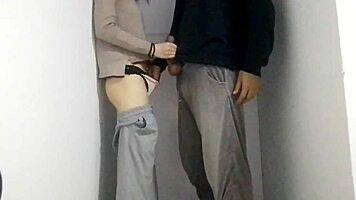 Petite Latina Housewife Spanked and Fucked Standing Until Climax