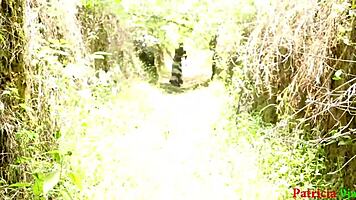 Blind lady gets fucked outdoors by stranger