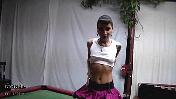 Camille Gets It On a Pool Table