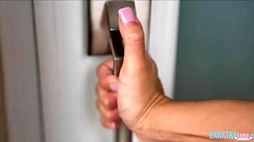 Camila Cortez gets her wet tight pussy nailed by Nade Nasty's big cock.