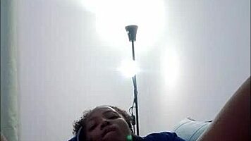 yo, freaky girl fucks dildo in socks 😈