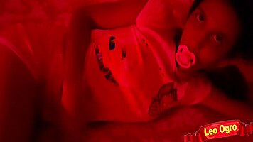 Skinny latina tutor engages in subtle intimate session with young student