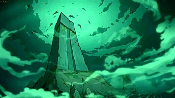 Watch the sad crab and innocent witches in this anime hentai with big tits and ass