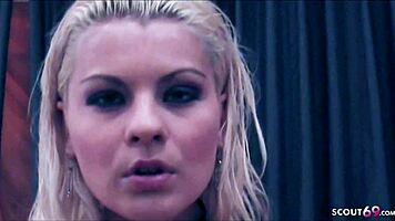 german young teen gives blowjob during table dance in berlin?