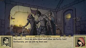 Watch the sad crab and innocent witches in this anime hentai with big tits and ass