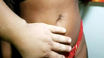 tattooed brunette records hot content with brazilian guy in cute couple casting