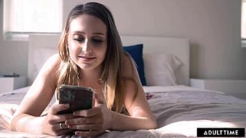 Lily Larimar Teaches Laney Grey To Kiss And Eat Pussy