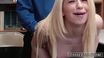 i teen blonde housewife anal interrogation by fake cop police uniform