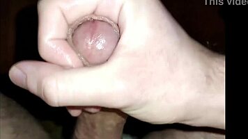 young amateur masturbates during homemade massage session!