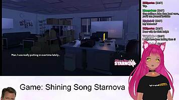 vtuber plays shining song starnova aki route 3