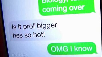 Teens stretched to limit by teacher's huge yardstick in garden threesome