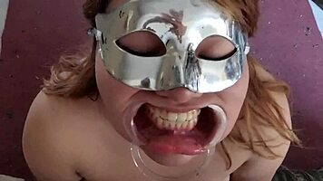 i fuck her face in beautiful bondage blowbang